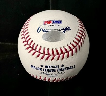 ノーラン・アイラン \"324 wins\" 直筆サインボール ノーラン・ライアンNolan Ryan直筆サイン 324 Wins 書き込み入りMLB